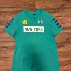 Express Kids Turquoise and Violet Graphic Tee